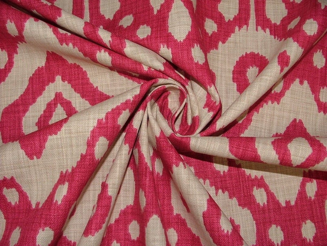 Custom Handmade Roman Blinds Moroccan Ikat Fabric - 4 Colours, Made-to-Measure, Standard or Blackout Lining, Cord/Cleat or Chain Head Rails