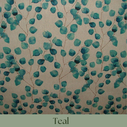 Custom Made Roman Blinds Eucalyptus Linen Fabric - 6 Colours, Made-to-Measure, Standard or Blackout Lining, Cord/Cleat or Chain Head Rail