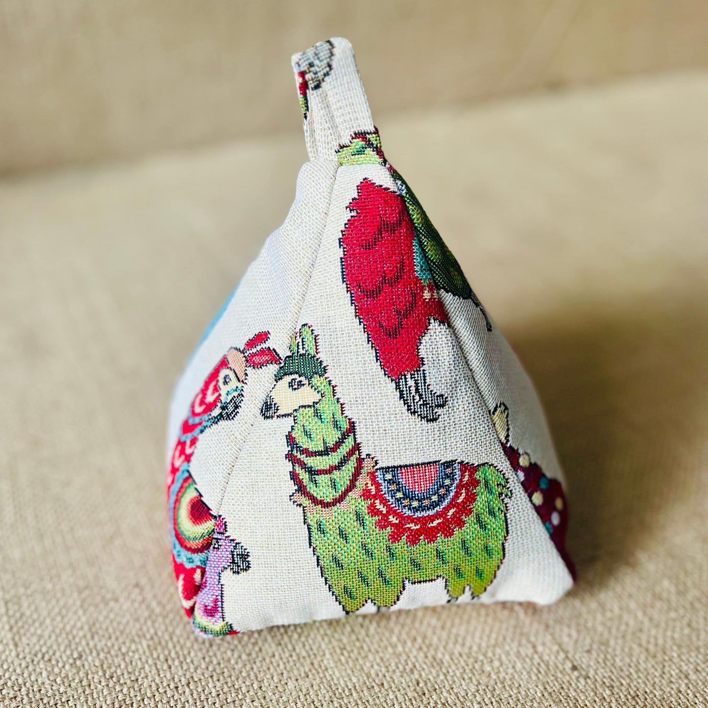 Llama Tapestry Doorstop: Boho Rustic Home Decor