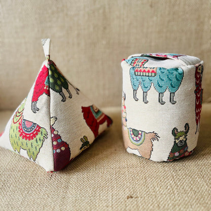 Llama Tapestry Doorstop: Boho Rustic Home Decor
