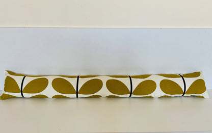 Olive Stem Orla Kiely Heavy Draught Excluder – Retro Decor
