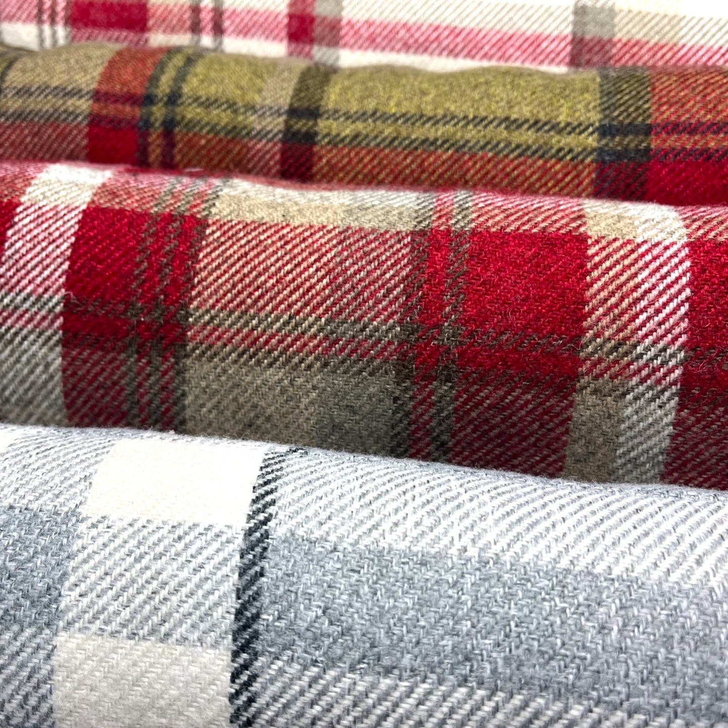 Hunter Wool Tartan Heavy Draught Excluder - Available in Multiple Sizes for Farmhouse Decor"