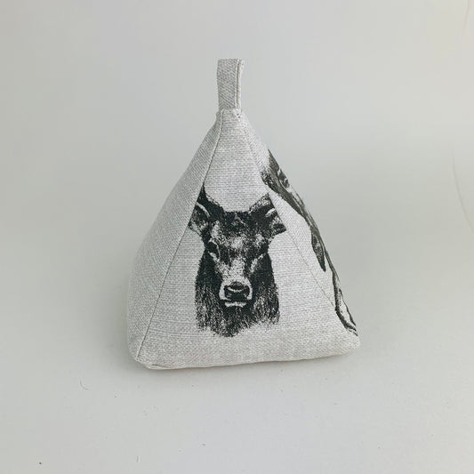 Stag Fabric Door Stop: Farmhouse Home Decor