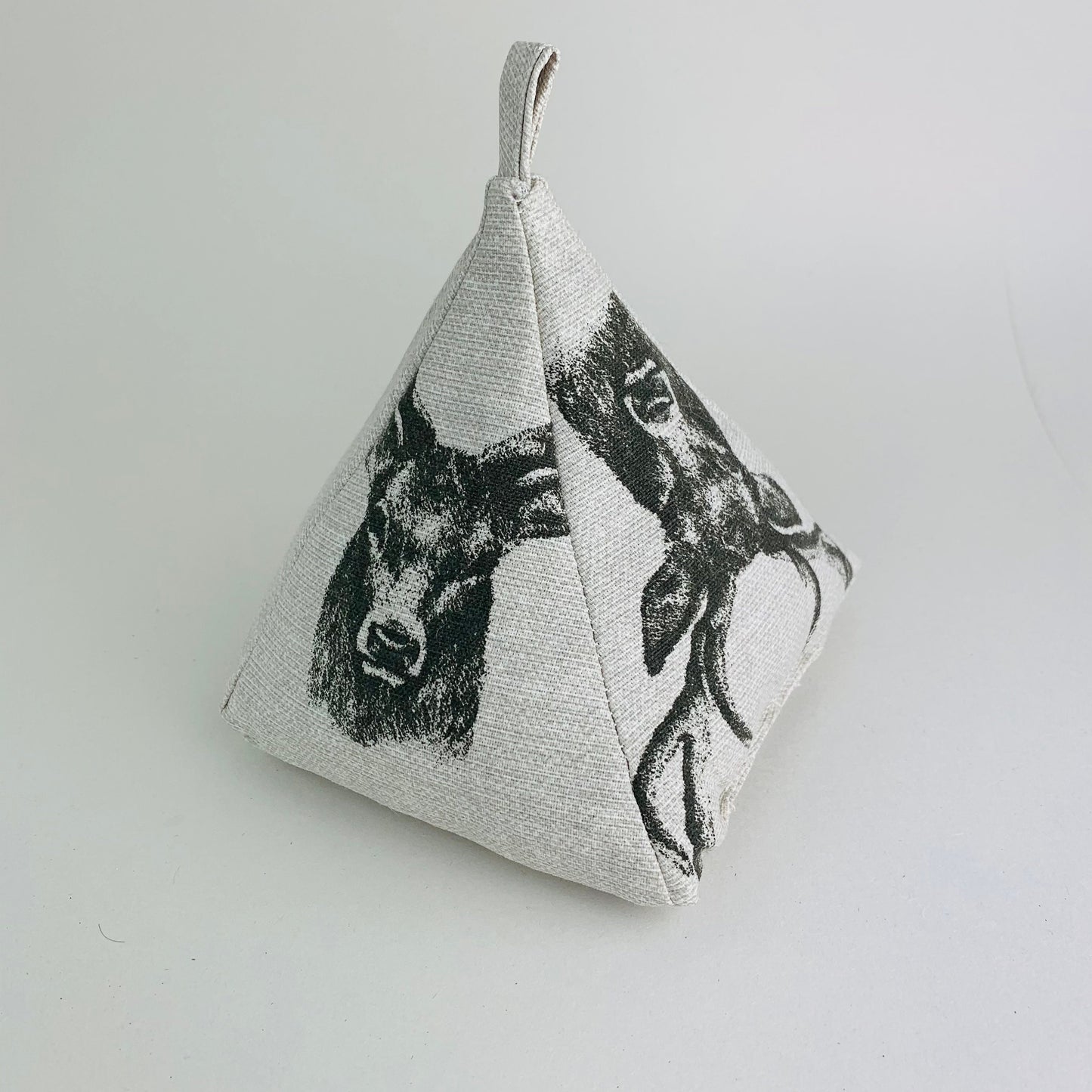 Stag Fabric Door Stop: Farmhouse Home Decor