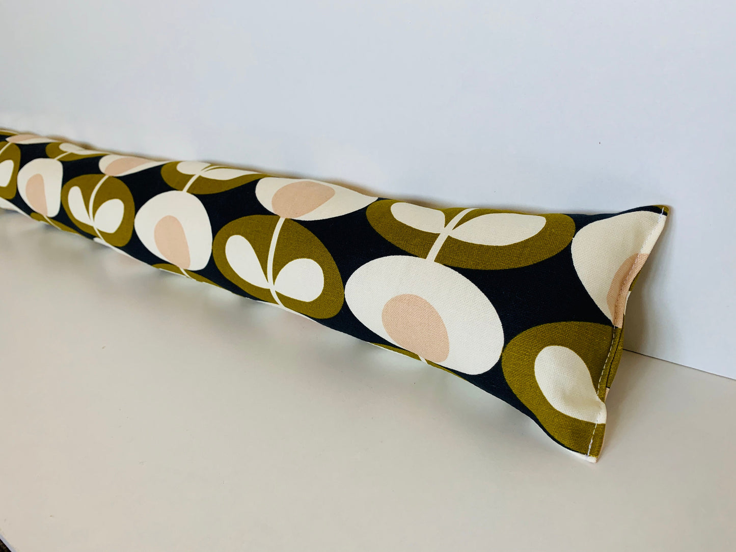 Olive Oval Orla Kiely Heavy Draught Excluder – Retro Decor