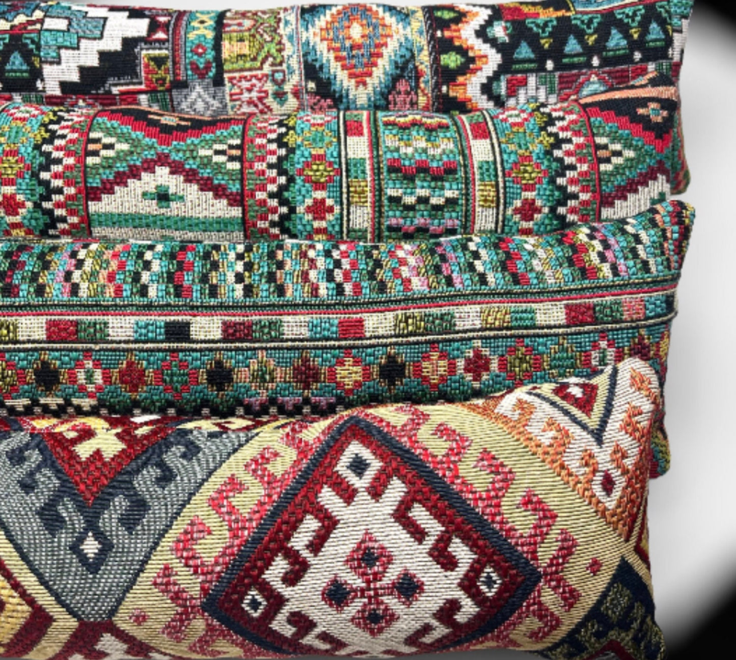 Mosaic Tapestry Heavy Draught Excluder – Farmhouse Decor