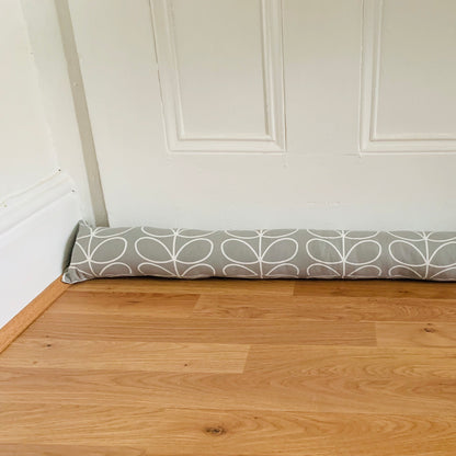 Silver Grey Stem Orla Kiely Draught Excluder – Retro Weighted Decor
