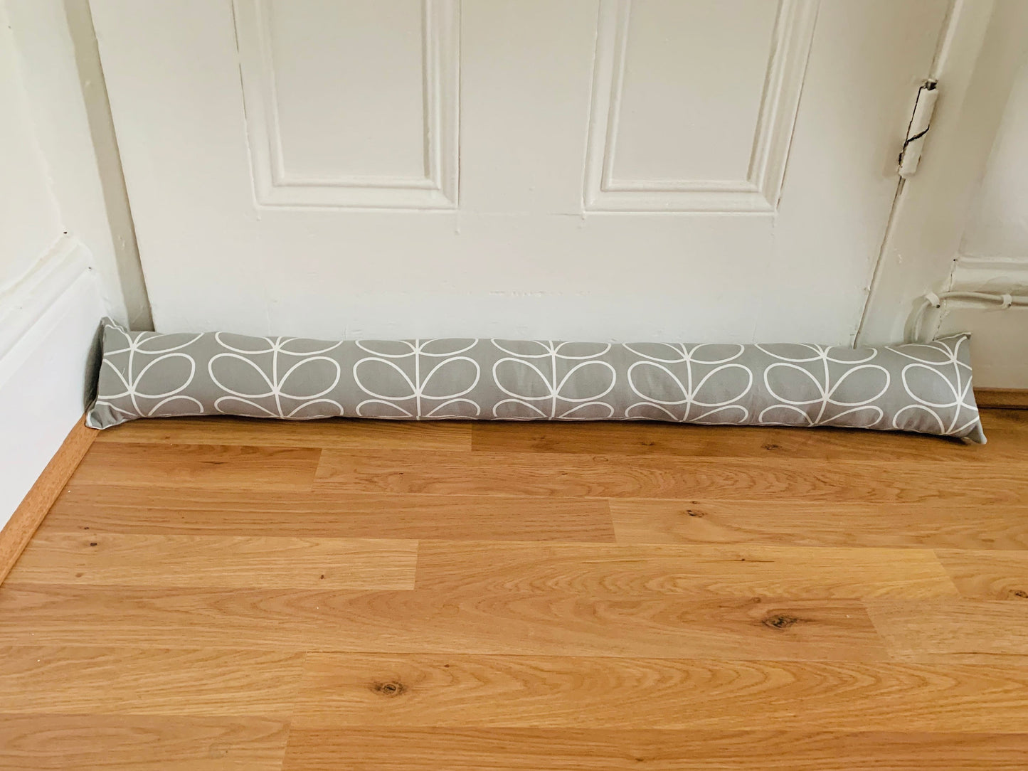 Silver Grey Stem Orla Kiely Draught Excluder – Retro Weighted Decor