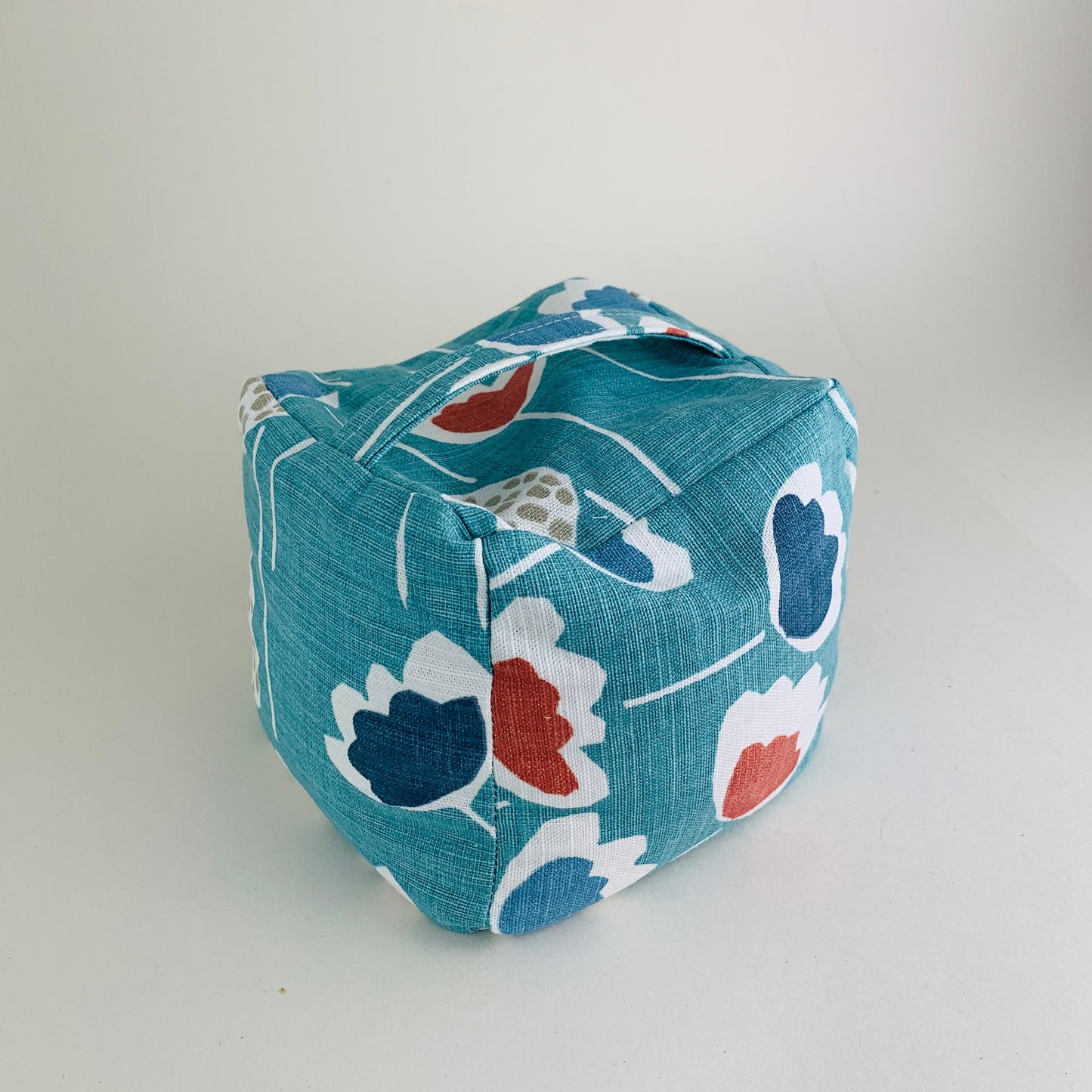 Blue Scandi Floral Doorstop - Nordic Home Decor