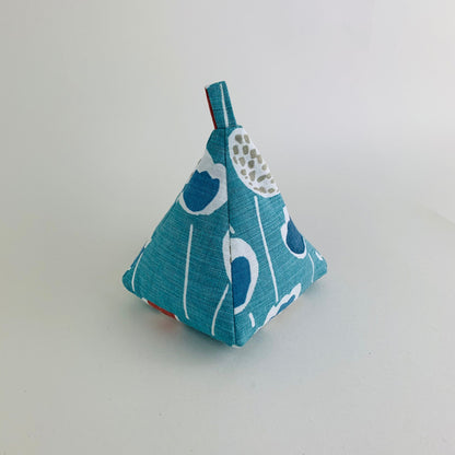 Blue Scandi Floral Doorstop - Nordic Home Decor