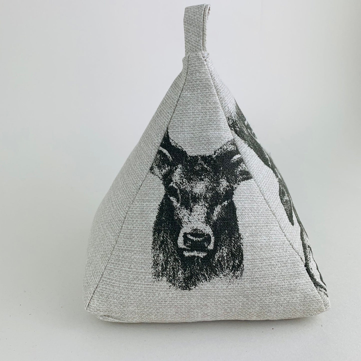 Stag Fabric Door Stop: Farmhouse Home Decor