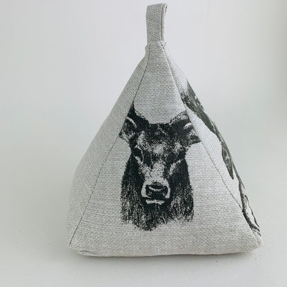 Stag Fabric Door Stop: Farmhouse Home Decor