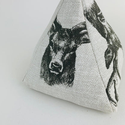 Stag Fabric Door Stop: Farmhouse Home Decor