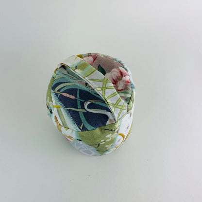 Ivory Patchwork Linen Handmade Door Stop - Angel Strawbridge
