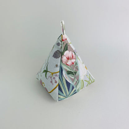 Ivory Patchwork Linen Handmade Door Stop - Angel Strawbridge