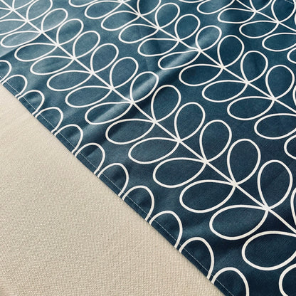 Grey Linear Stem Orla Kiely Table Runner: Retro Decor, Sizes 120cm-320cm