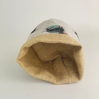 Dachshund Linen Plant Pot Covers: Farmhouse Decor, Multiple Sizes